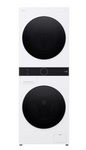 LG 2.4 cu. ft. Washer, 4.2 cu. ft. Dual Inverter Heat Pump Ventless Electric Dryer, Washtower, Center Control AIDD in White