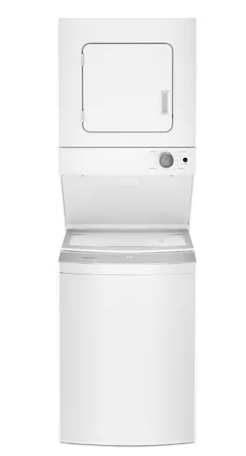 Whirlpool 1.6 cu.ft Electric Stacked Laundry Center 6 Wash cycles and AutoDry
