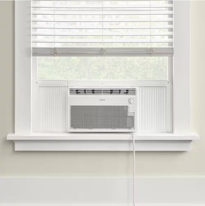 Vissani 5,000 BTU 115-Volt Window Air Conditioner for 150 sq. ft Rooms with Dehumidifier in White