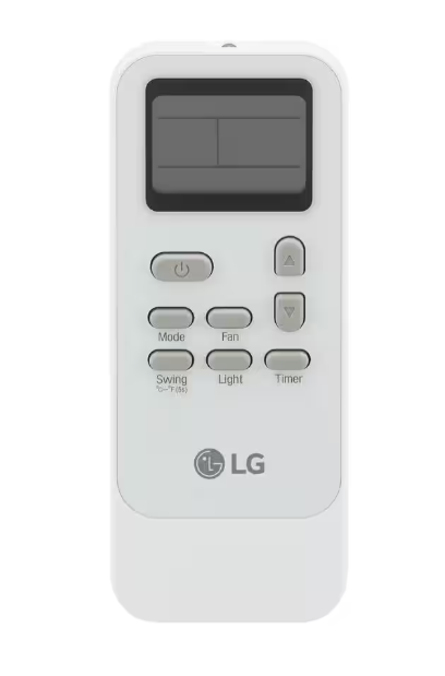 LG 8,000 BTU 115-Volt Portable Air Conditioner Cools 350 sq. ft. with Dehumidifier and Wi-Fi in Gray