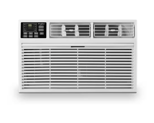 Whirlpool 8,000 BTU 115-Volt Through-the-Wall Air Conditioner Cools 350 Sq. Ft. with Remote Control and ENERGY STAR in White