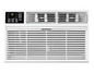 Whirlpool 12,000 BTU (DOE) 230-Volt Through-The-Wall Air Conditioner Cools 550 sq. ft. with Heater with Remote in White