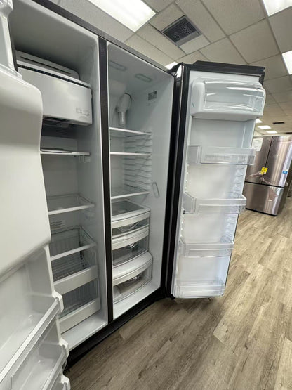 GE 21.8 Cu. Ft. Counter - Depth Fingerprint Resistant Side-By-Side Refrigerator