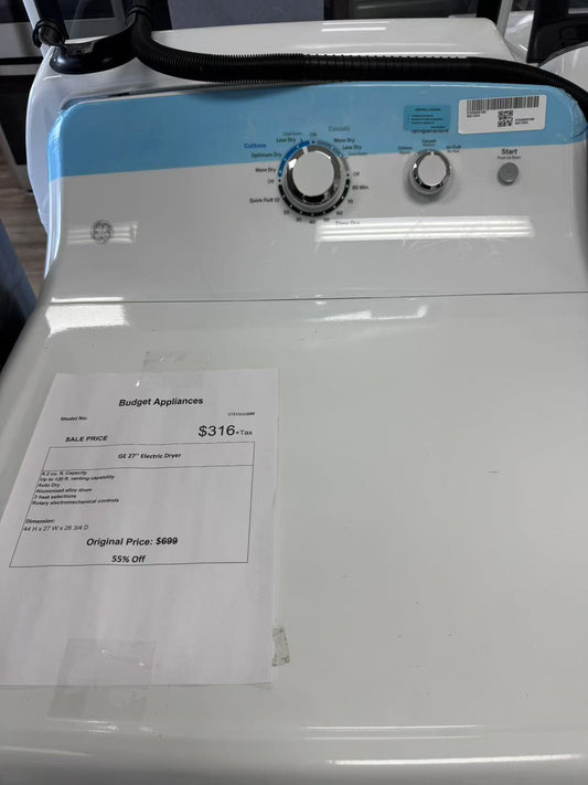 GE 27'' Electric Dryer