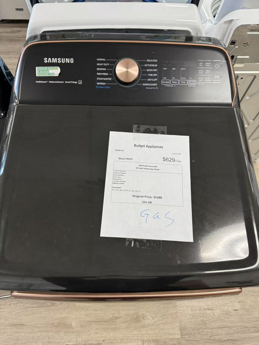 Samsung Top Load 27 Inch Smart Gas Dryer