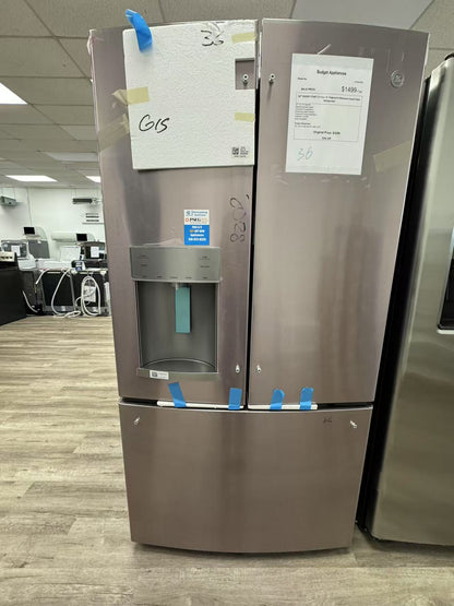 GE ENERGY STAR 27.7 Cu . Ft .Fingerprint Resistant French - Door Refrigerator