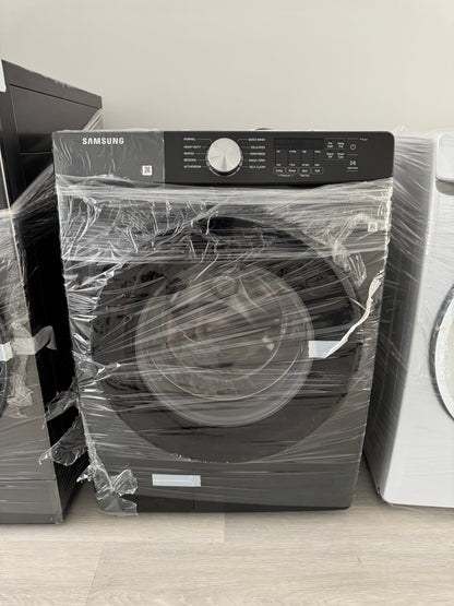 Samsung 4.5 cu. ft. High-Efficiency Front Load Washer with Self-Clean+ in Brushed Black