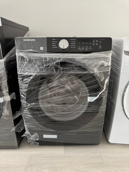 Samsung 4.5 cu. ft. High-Efficiency Front Load Washer with Self-Clean+ in Brushed Black