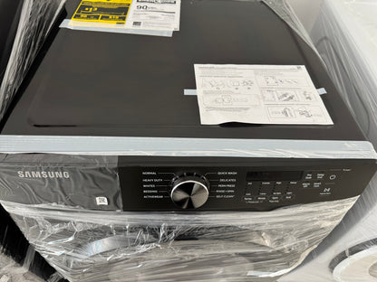 Samsung 4.5 cu. ft. High-Efficiency Front Load Washer with Self-Clean+ in Brushed Black