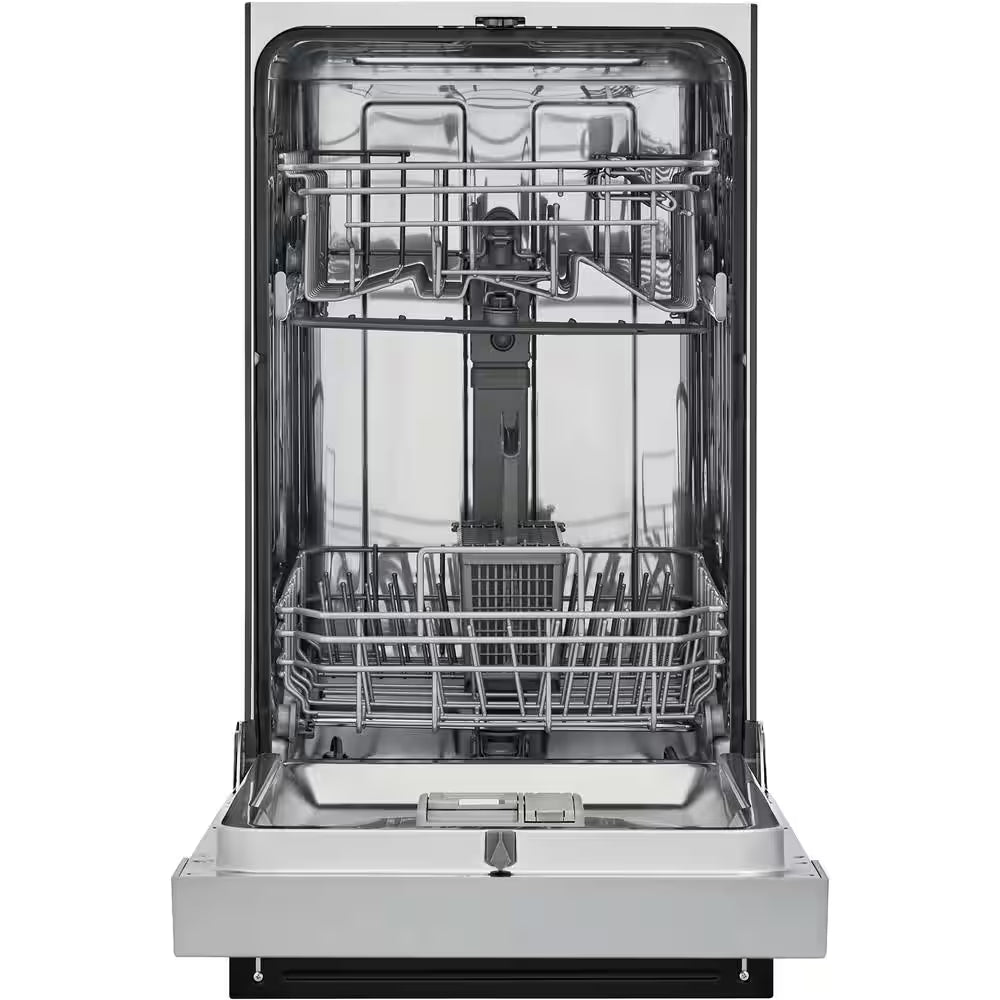 18 In. In. Front Control Built-In Tall Tub Dishwasher in Stainless Steel with 6-Cycles, 52 Dba