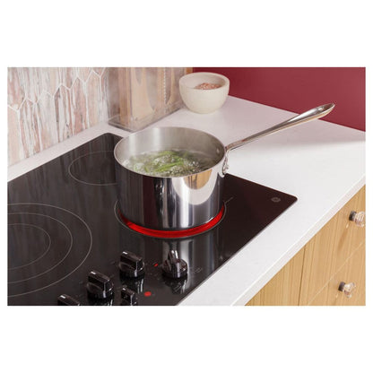 30 In. 5 Burner Elements Radiant Electric Cooktop in Black
