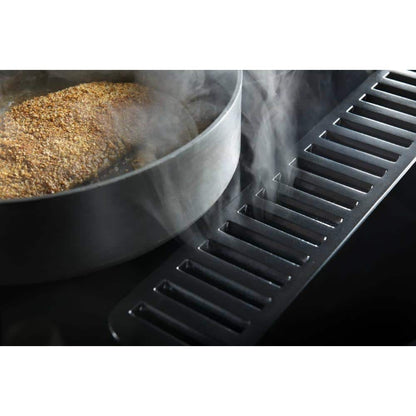 30 In. Electric Downdraft Cooktop in Black with 4 Burner Elements