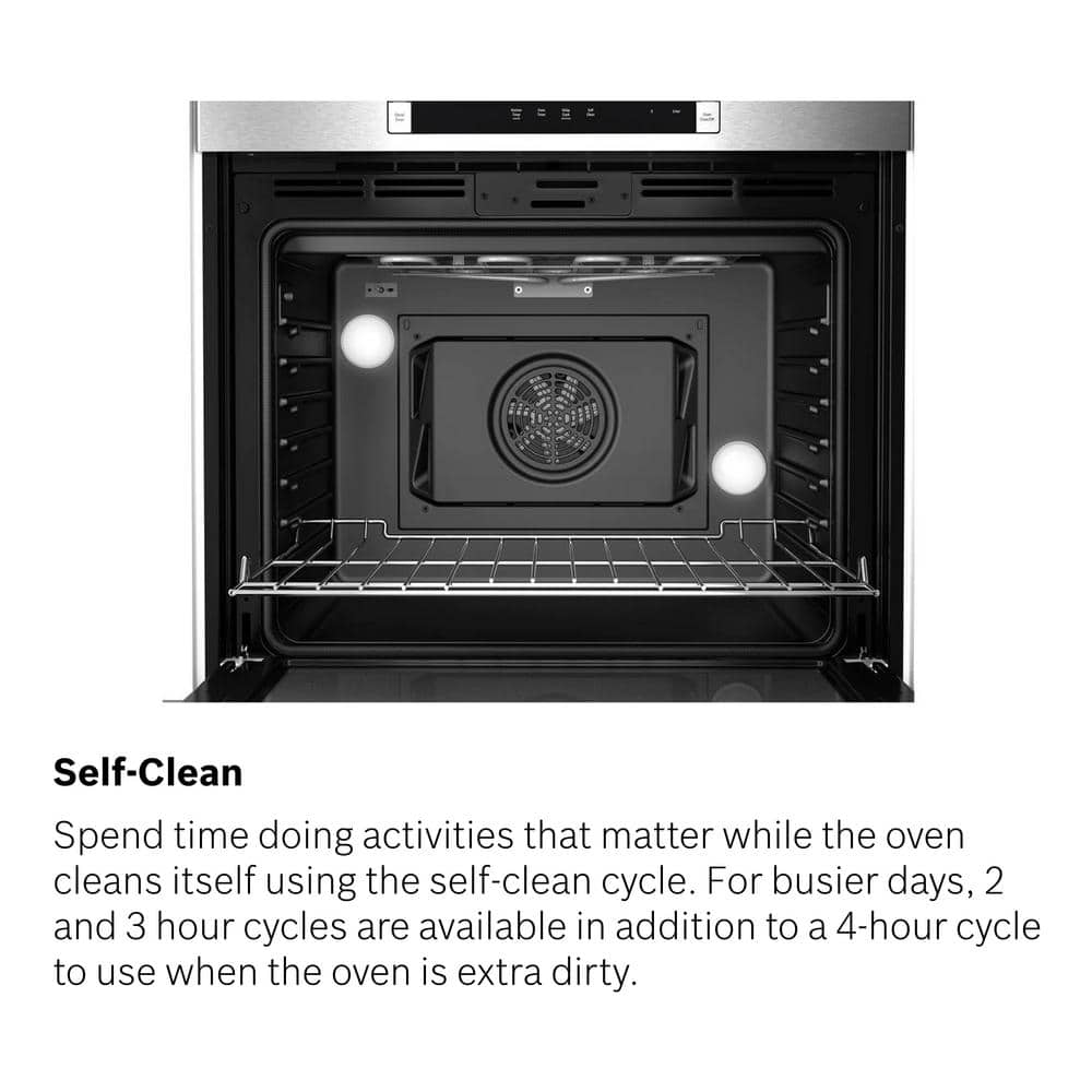 800 Series 30 In. Built-In Smart Combination Electric Convection Wall Oven and Speed Microwave in Black Stainless Steel