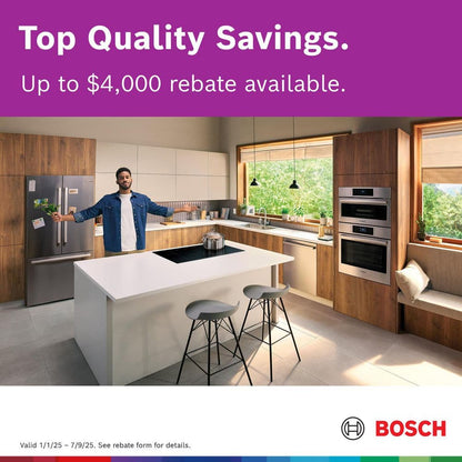800 Series 30 In. Built-In Smart Combination Electric Convection Wall Oven and Speed Microwave in Black Stainless Steel