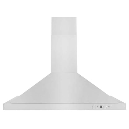 36 In. 400 CFM Convertible Vent Wall Mount Range Hood in Stainless Steel