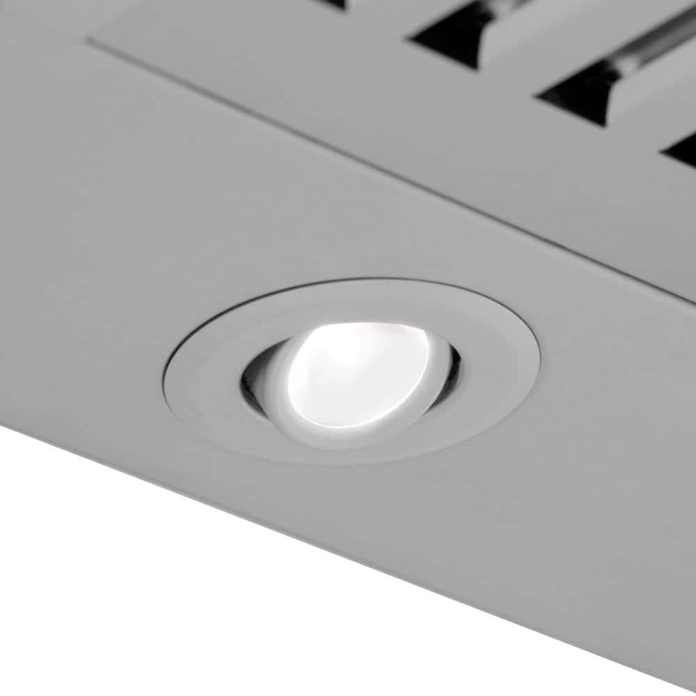36 In. 400 CFM Convertible Vent Wall Mount Range Hood in Stainless Steel
