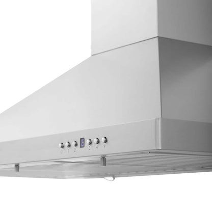 36 In. 400 CFM Convertible Vent Wall Mount Range Hood in Stainless Steel