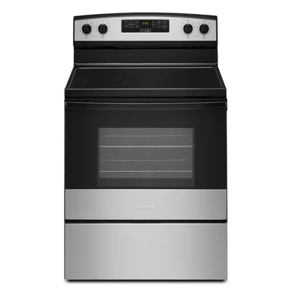 30 In. 4 Burner Element Freestanding Electric Range in Stainless Steel