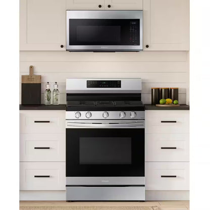 6 Cu. Ft. Smart Wi-Fi Enabled Convection Gas Range with No Preheat Airfry in Stainless Steel