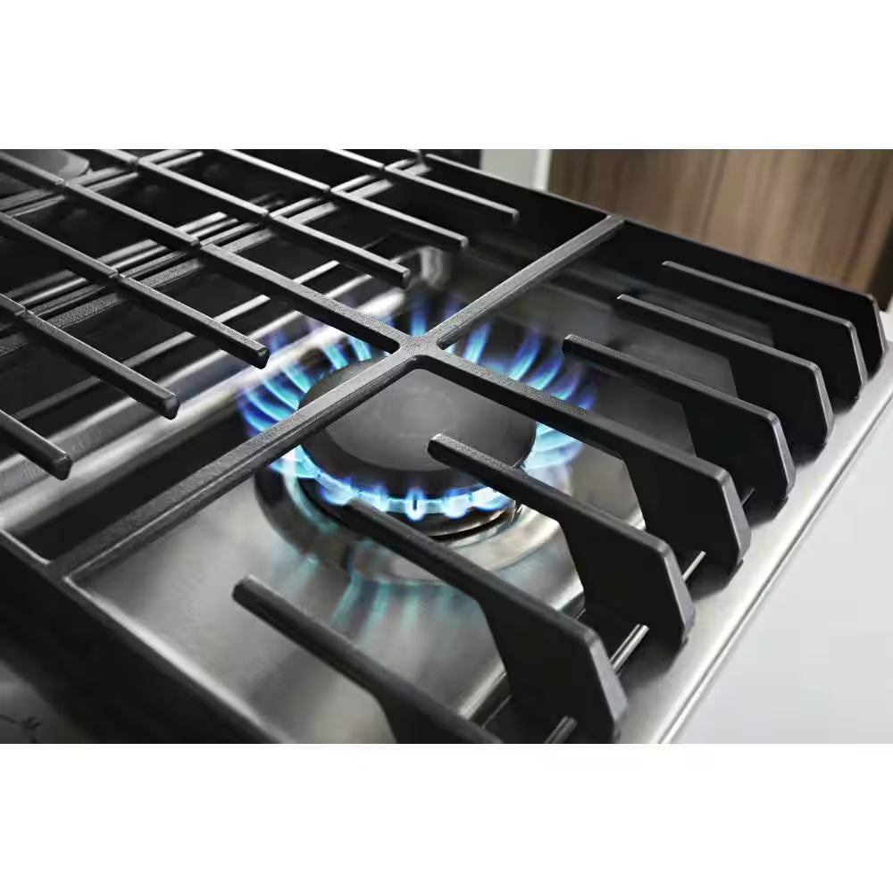 36 In. Gas Downdraft Cooktop in Stainless Steel with 5 Burners