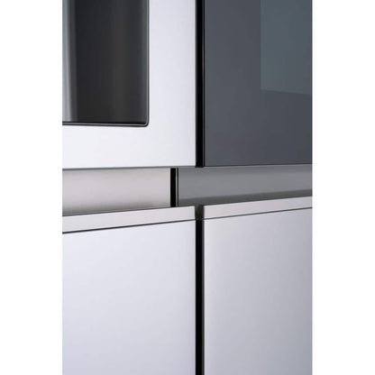 27 Cu. Ft. Side by Side Smart Refrigerator W/ Instaview and Craft Ice in Printproof Stainless Steel