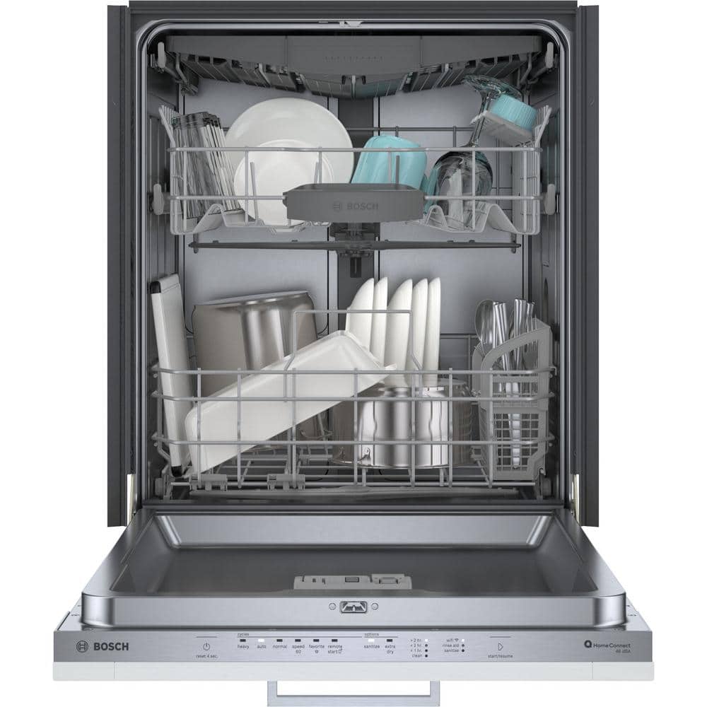 300 Series 24 In. Custom Top Control Tall Tub Dishwasher with Stainless Steel Tub and 3Rd Rack, 46 Dba