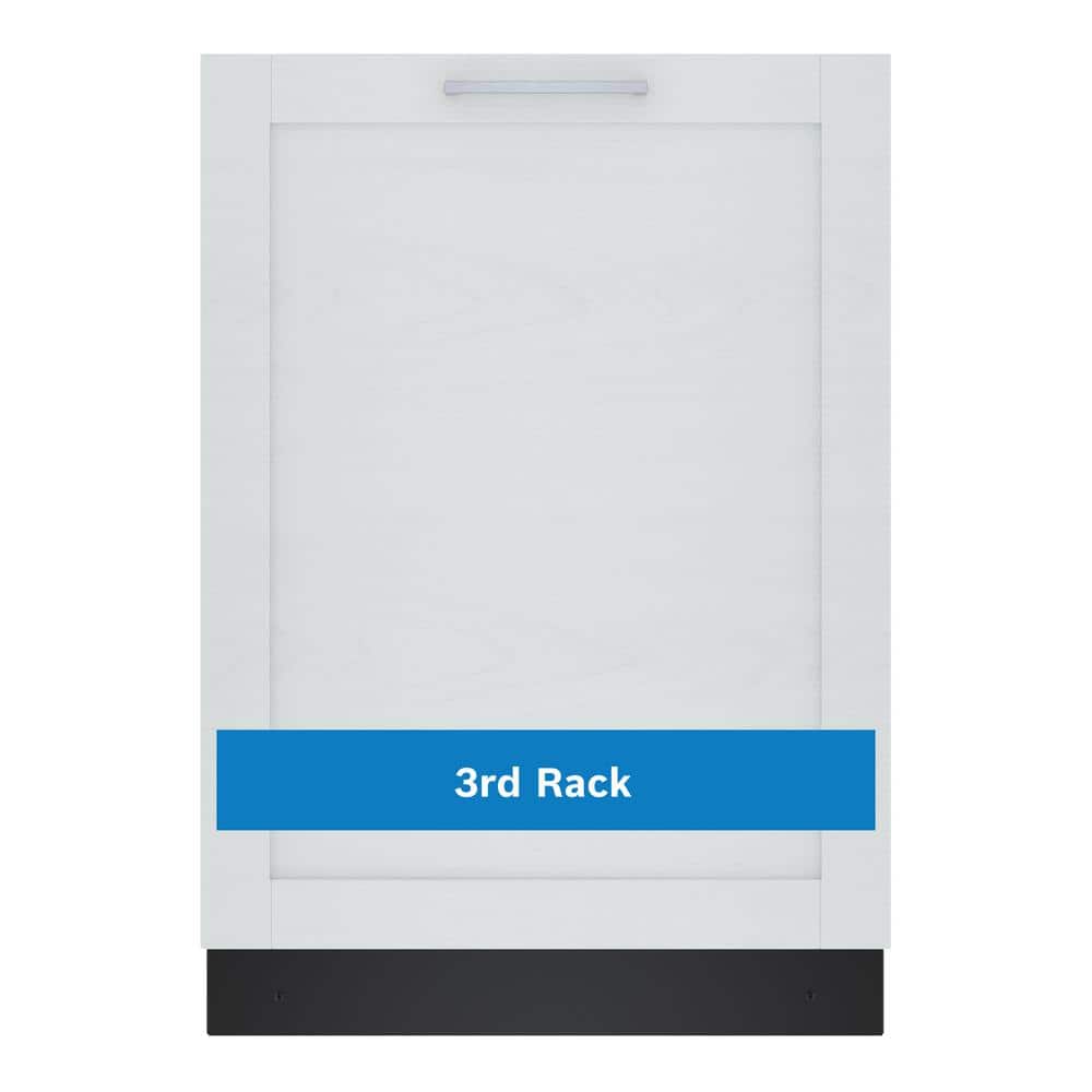 300 Series 24 In. Custom Top Control Tall Tub Dishwasher with Stainless Steel Tub and 3Rd Rack, 46 Dba