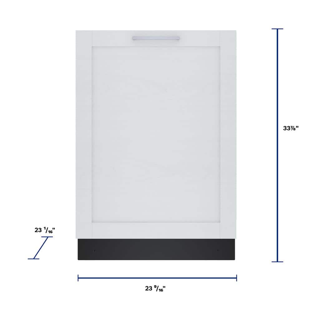 Benchmark Series 24 In. Custom Top Control Tall Tub Dishwasher with Stainless Steel Tub, 39 Dba