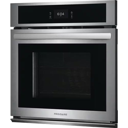 27 In. Single Electric Built-In Wall Oven with Convection in Stainless Steel