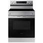 6.3 Cu.Ft. 5 Burner Element Smart Freestanding Electric Range with Rapid Boil and Self Clean in Stainless Steel