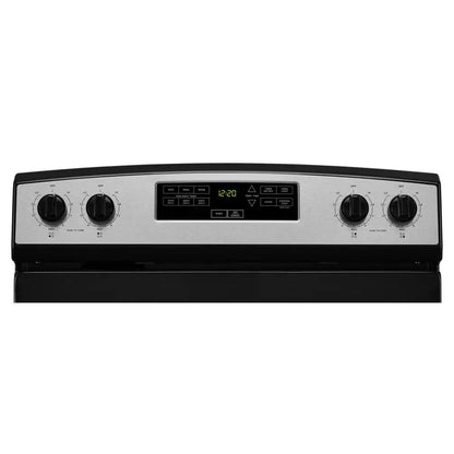 30 In. 4 Burner Element Freestanding Electric Range in Stainless Steel