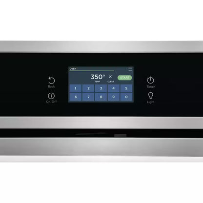 30 In. Single Electric Built-In Wall Oven with Convection in Stainless Steel