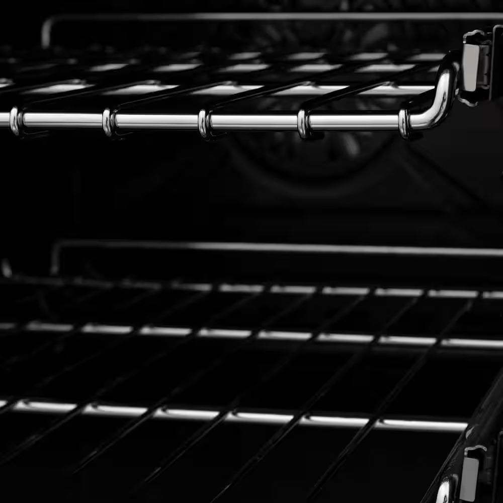 Autograph Edition 48 In. 7 Burner Double Oven Dual Fuel Range in Stainless Steel and Polished Gold