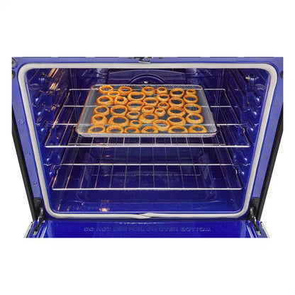 6.3 Cu. Ft. 30 in Smart Probake Slide-In Dual Fuel Range with Gas Stove and Electric Oven in Printproof Stainless Steel