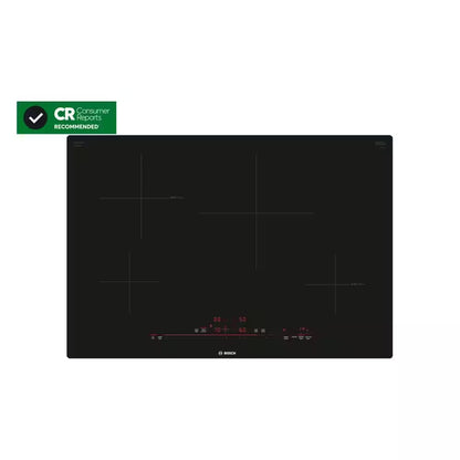 800 Series 30 In. Induction Cooktop in Black with 4 Burner Elements