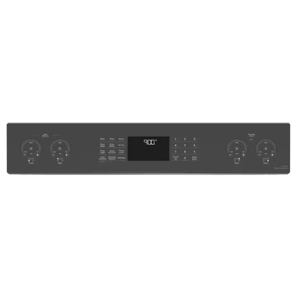 Profile 30 In. 4 Burner Element Smart Slide-In Induction Range in Fingerprint Resistant Stainless W/ Convection, Air Fry