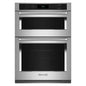 27 In. Electric Wall Oven and Microwave Combo in Stainless Steel with Air Fry Mode