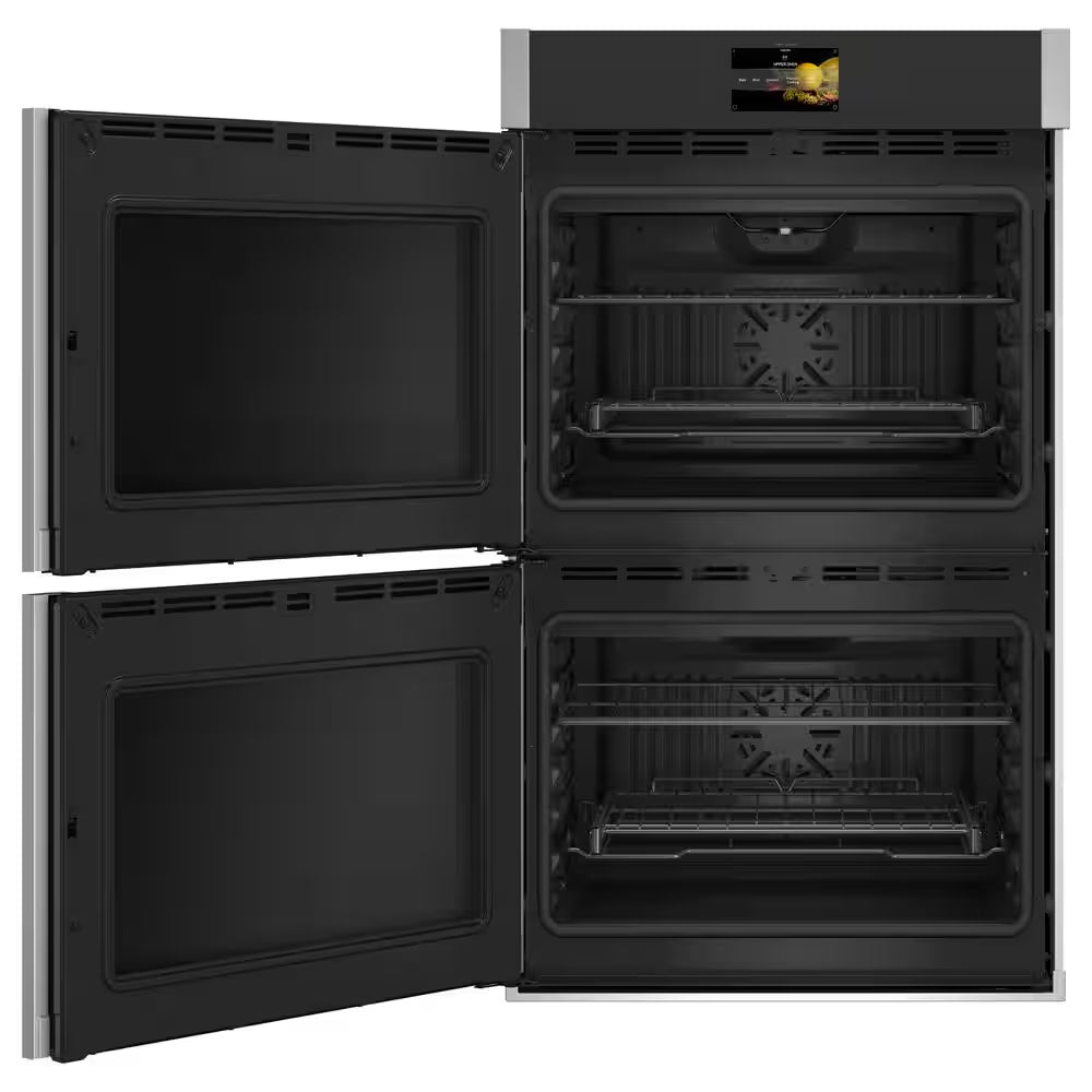 Profile 30 In. Smart Double Electric Wall Oven with Left-Hand Side-Swing Doors and Convection in Stainless Steel