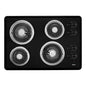 30 In. Coil Electric Cooktop in Black with 4 Burner Elements