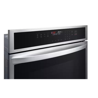 4.7 Cu. Ft. Smart Single Electric Wall Oven with Fan Convection, Air Fry in Printproof in Stainless Steel