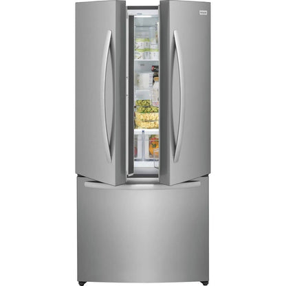 31.5 In. 18 Cu. Ft. Counter Depth French Door Refrigerator in Fingerprint-Resistant Stainless Look