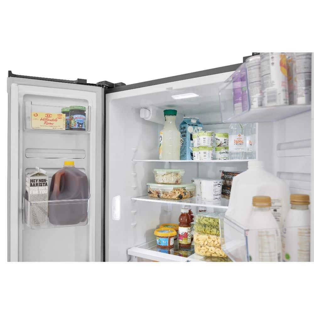 31.5 In. 18 Cu. Ft. Counter Depth French Door Refrigerator in Fingerprint-Resistant Stainless Look