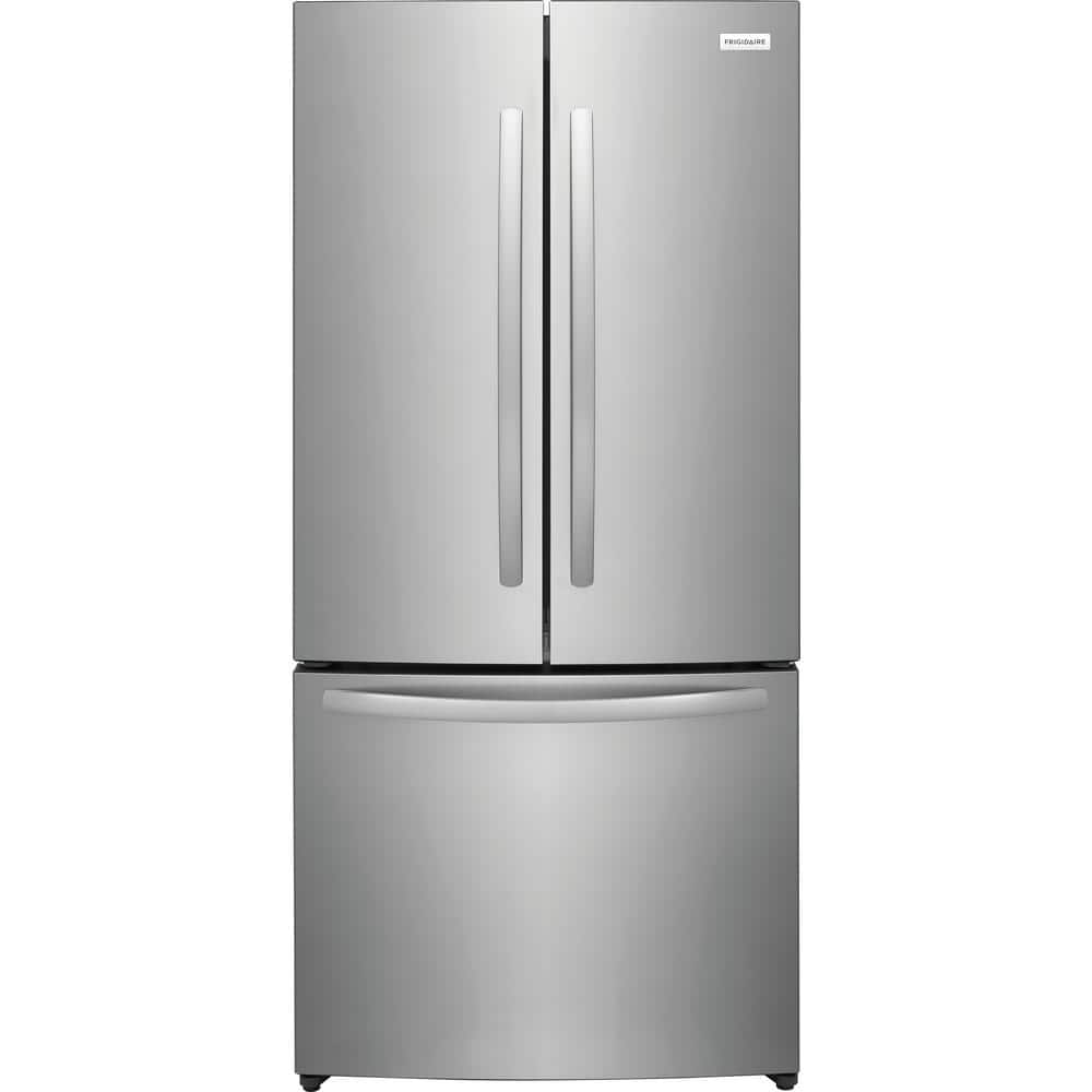 31.5 In. 18 Cu. Ft. Counter Depth French Door Refrigerator in Fingerprint-Resistant Stainless Look