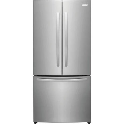 31.5 In. 18 Cu. Ft. Counter Depth French Door Refrigerator in Fingerprint-Resistant Stainless Look