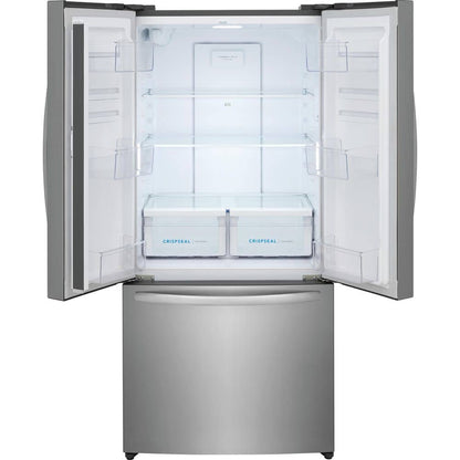 31.5 In. 18 Cu. Ft. Counter Depth French Door Refrigerator in Fingerprint-Resistant Stainless Look
