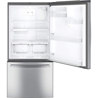24.8 Cu. Ft. Bottom Freezer Refrirator in Finrprint Resistant Stainless Steel, Standard Depth ENERGY STAR