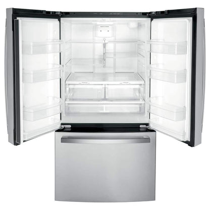 27 Cu. Ft. French Door Refrirator in Finrprint Resistant Stainless with Internal Dispenser, ENERGY STAR