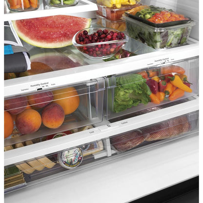27 Cu. Ft. French Door Refrirator in Finrprint Resistant Stainless with Internal Dispenser, ENERGY STAR