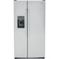 GE Appliances 25.3 Cu. Ft. Side by Side Refrirator in Finrprint Resistant Stainless Steel, Standard Depth