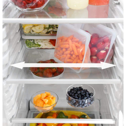 GE Appliances 25.3 Cu. Ft. Side by Side Refrirator in Finrprint Resistant Stainless Steel, Standard Depth